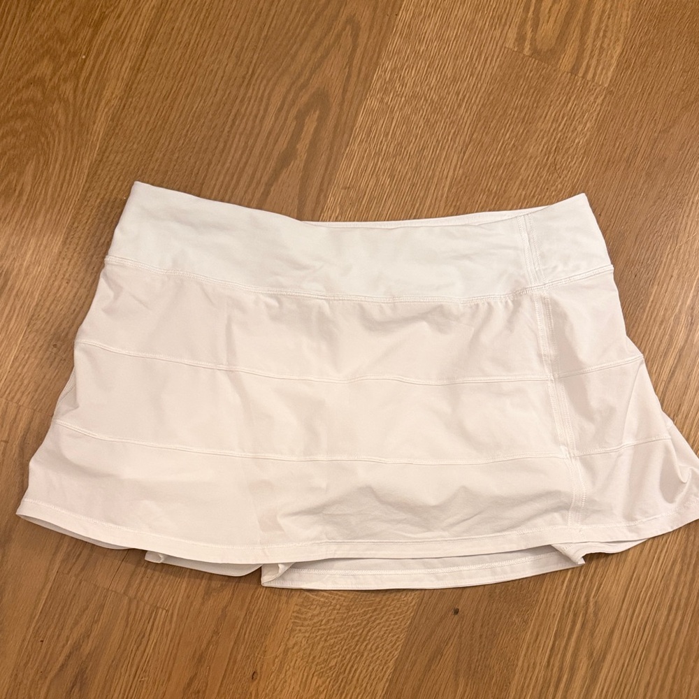 Lululemon white lined shirt size 10